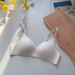 Soutien-gorge étudiant fin <span class=keywords><strong>sans</strong></span> armatures, <span class=keywords><strong>sans</strong></span> couture, ajustable, pour petite poitrine, effet push-up, en dentelle sexy, une pièce - Product Image 6