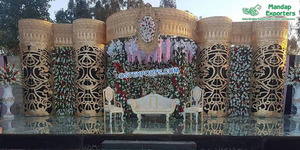 Escenario de temática de pavo real para boda, escenario único de temática de pavo real para boda, estilo abierto inspirador - Product Image 5