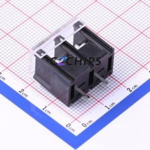 KF38S-8.25-2P Barrier Terminal Block Through hole Component (THT),P=8.25mm Connector With Cover Plate 8.25mm 1x2P Straight Pin - Product Image 2