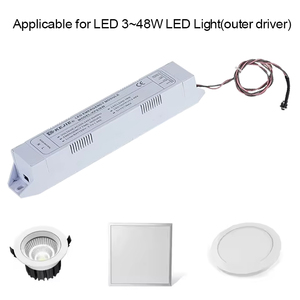 Biến tần LED khẩn cấp điều khiển chuyển đổi Kit bán buôn OEM khẩn cấp chuyển đổi kit điều khiển 3 ~ 48 wát LED ánh sáng khẩn cấp Gói mô-đun - Product Image 4