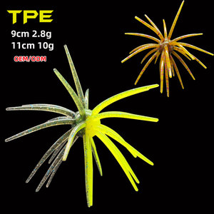 <span class=keywords><strong>Esche</strong></span> Artificiali Morbide in TPE/<span class=keywords><strong>Silicone</strong></span> a Forma di Riccio Marino da 20mm/25mm per la Pesca di Orate, Spigole, Mandarini e Tilapia - Direttamente dalla Fabbrica - Product Image 1