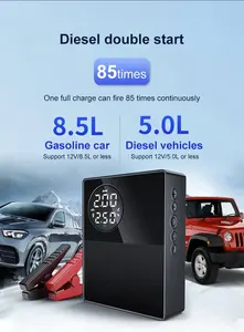 Многофункциональное пусковое устройство с воздушным компрессором 12 В 1000A автомобильный аккумулятор 150psi портативный автомобильный аккумулятор - Product Image 2
