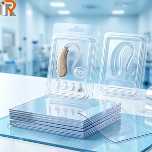 Film PET rigide de qualité médicale et alimentaire, transparent, haute brillance, résistant à l'humidité, en rouleau extensible pour étui d'écouteurs - Product Image 1