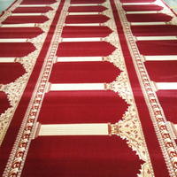 Nouveau design personnalisé de l'usine chinoise Tapis de prière Masjid Tapis mural en nylon fabriqué à la machine pour la source directe de la mosquée turque