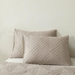 Tufted Thiết Kế Boho Đầy Đủ <span class=keywords><strong>Comforter</strong></span> Set 3 Miếng Trọng Lượng Nhẹ Và Fluffy Bộ Đồ Giường <span class=keywords><strong>Comforter</strong></span> Cho Tất Cả Các Mùa - Product Image 4