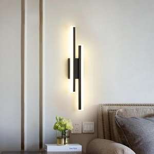 New Design Nordic Long Strip <b>Wall</b> Lamp Porch Corridor Bedroom Aisle Aluminum 2 <b>Light</b> <b>Wall</b> <b>Sconces</b> - Product Image 6