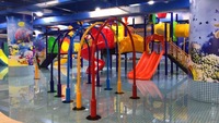 Station de jeux aquatiques, toboggans aquatiques extérieurs pour enfants - Utilisation commerciale, scolaire, domestique, capacité de 500 kg, parc de jeux interactif