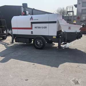 Pompe à béton haute pression pour pompage longue <span class=keywords><strong>distance</strong></span>, verticale 160m, capacité 60m³/h, prix avec langue d'exploitation personnalisable - Product Image 1