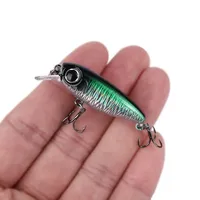 Petit leurre de pêche au design japonais 3g 40mm, appât dur pour perche, truite, bar, 1 2022, nouveauté