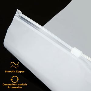Rectangle Clothing Slider Ziplock Bags T-Shirt Packaging Transparent Clear <b>Waterproof</b> Recyclable Custom Logo Factory Wholesale - Product Image 3