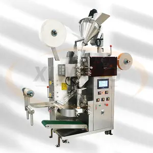 Automatic Small Teabag Envelop Packing Inner And Outer Drip Tea Bag Packaging Machine With Thread And Tag