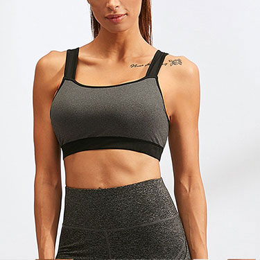Compression Running Bra High Impact Stability, Breathable,Dry Fit