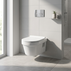 Céramique européenne murale murale WC suspendu-Toilettes de salle de bain combinées, articles sanitaires Commode carrée Prix le plus bas Qualité à l'exportation - Product Image 1