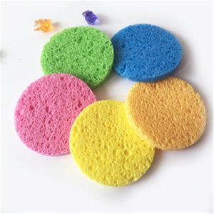 Hot bán tùy chỉnh thực hiện Tự Nhiên Vòng khô bột gỗ mặt trang điểm Remover Công cụ nén cellulose Mặt Bọt Biển <span class=keywords><strong>Sheets</strong></span> đối với phụ nữ - Product Image 1