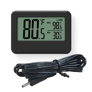 Termômetro digital para uso doméstico, mini termômetro preciso, monitor de umidade e temperatura digital