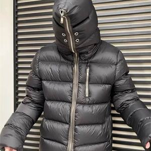 Veste matelassée légère et ample noire à capuche entièrement zippée personnalisée pour hommes – Vente en gros - Product Image 5