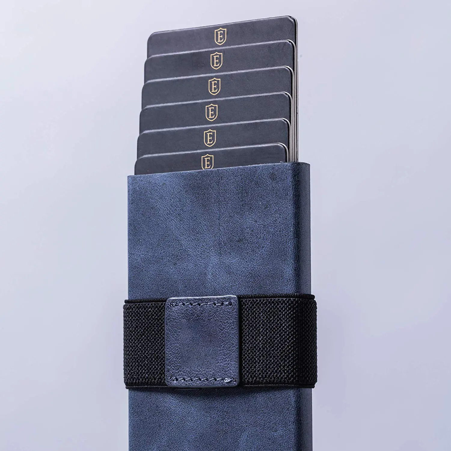 Custom new high-end metal men's card bag thin Nordic simple design wallet slim wallet men's card holder