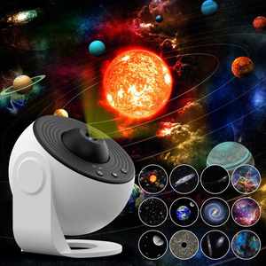 Projecteur Galaxie Étoilée Rotatif à 360° avec 12 Films, Veilleuse LED pour Enfants, Jouet et Décoration de Chambre à Coucher – Vente Chaude Usine - Product Image 1