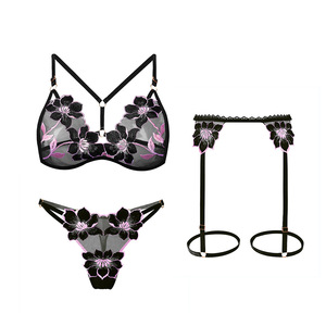 Lingerie Sexy Senza Cuciture da Donna, <span class=keywords><strong>Perizoma</strong></span> Trasparente in Pizzo con Fiocco Regolabile in Vita, Mutandine in <span class=keywords><strong>Rete</strong></span> per Signore Realizzate in Materiale di Nylon - Product Image 5