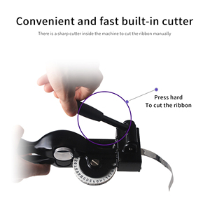 Máy Dán Nhãn Kim Loại Thủ Công DYMO/M1011 Máy Làm Nhãn Dập Nổi Bằng Thép Không Gỉ 12 Mm Kèm Hộp Đựng, Màu Đen - Product Image 4