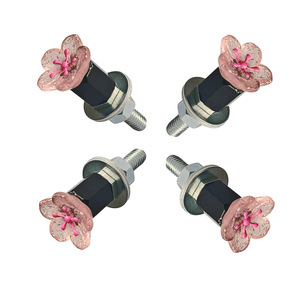 Tornillo de matrícula Flower 525 de aleación de aluminio grado 8.8 para piezas de modificación del chasis trasero de motocicleta - Product Image 2