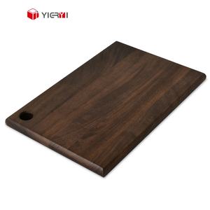 <span class=keywords><strong>OEM</strong></span>/ODM Set papan pemotong kayu kenari hitam papan potong Steak melayani dapur dengan dudukan - Product Image 6