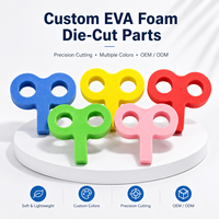 Pièces découpées sur mesure en mousse EVA de couleur personnalisée, formes en mousse souple découpées avec précision pour l'emballage de protection
