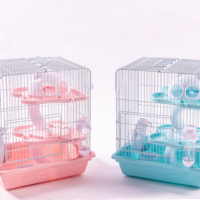 Cages de observation portables en gros pour oiseaux d'extérieur, cages à perruches pour la marche en extérieur