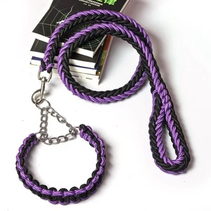 2025 Neue Produkte 2022 Einzigartiges Hunde halsband Training Haustier halsbänder Geflochtene Hundes eil leine - Product Image 3