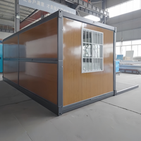 Bâtiment modulaire en acier léger à assemblage rapide haut de gamme, maison préfabriquée pliable moderne pour bureau, hôtel, extérieur