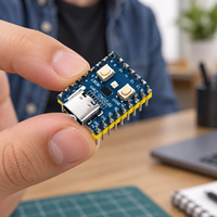 Papan Pengembangan Mikrokontroler Raspberry Pi RP2040-Zero Prosesor Dual Core M0+ Flash 2MB Bahan ABS YIHE