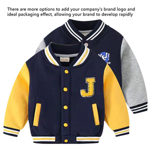 Chaqueta con capucha de algodón orgánico, <span class=keywords><strong>Sudadera</strong></span> con capucha de lana para bebés <span class=keywords><strong>y</strong></span> niños a la moda, chaqueta de manga larga con Apertura frontal <span class=keywords><strong>y</strong></span> cuello levantado - Product Image 4