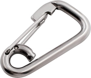 Mosquetón Simplex con Gancho y Anilla de Acero Inoxidable - Product Image 1
