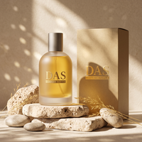 Flacon de parfum vide de luxe rechargeable en gros, 100 ml, en verre, pour parfums de luxe 30 ml, 50 ml avec boîte