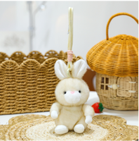 Nouveaux jouets en peluche super doux, adorables animaux en peluche Panda et Lapin pour la décoration de la maison, compagnon de bureau, cadeau de confort émotionnel