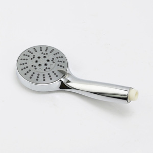 Handheld <b>Shower</b> Head Round Pressurized Spray Rain Durable Portable Bathroom <b>Accessory</b> - Product Image 2