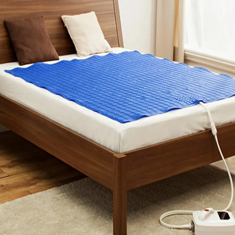 Single oder King Size Electric Wasser bett kühler Matratzen auflage für heiße Schläfer