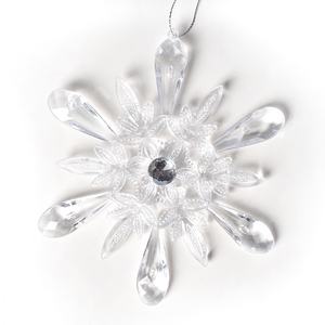 Fait à la main acrylique cristal Transparent flocon <span class=keywords><strong>de</strong></span> neige ornement arbre <span class=keywords><strong>de</strong></span> noël scènes <span class=keywords><strong>de</strong></span> mariage suspendus décoration <span class=keywords><strong>Photo</strong></span> <span class=keywords><strong>boule</strong></span> <span class=keywords><strong>de</strong></span> noël - Product Image 5