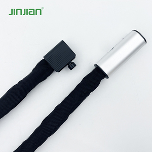 Antivol de chaîne de vélo Jijian ART 1 étoile <span class=keywords><strong>homologué</strong></span>, 6,3 mm, robuste, carré, avec clés, pour vélos électriques et scooters néerlandais - Product Image 1