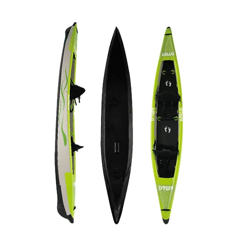 Nouveau design personnalisé, kayak de pêche, kayak gonflable en pvc avec Kit de réparation