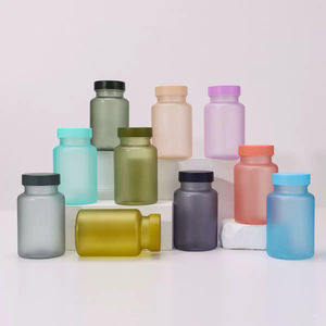 Botella de Cápsulas de Vitaminas PET Rosa Esmerilada de 120 ml Personalizable al por Mayor, Envase de Plástico Premium para Pastillas y Medicamentos - Product Image 4