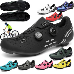 <span class=keywords><strong>Scarpe</strong></span> da <span class=keywords><strong>Ciclismo</strong></span> Senza Clip per Uomo, per Bici da Strada, <span class=keywords><strong>Scarpe</strong></span> Professionali con Sistema di Bloccaggio - Product Image 1