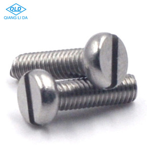 Trung Quốc Nhà sản xuất <span class=keywords><strong>din84</strong></span> thép không gỉ Vòng khe cắm đầu vít <span class=keywords><strong>M3</strong></span> M4 M6 M8 SS304 rãnh Pan đầu vít - Product Image 3