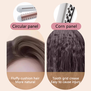 Voaun Điện Phẳng Sắt Tóc Ép Tóc Dẫn Tạo Kiểu Tóc Uốn Tóc Uốn Tóc Kìm Tạo ra Ngô Sóng Tóc Phong Cách Làm cho Tóc Fluffy - Product Image 3