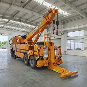 Camion de dépannage lourd SHACMAN 8x4 30 tonnes avec grue hydraulique rotative à 360 degrés pour le sauvetage en cas d'accident - Product Image 6