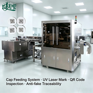 Máquina de Marcado Láser para Tapas + Verificación Visual + Correlación de Datos para Tapas de Leche con Códigos 2D Anti-Falsificación y Cumplen con GS1 - Product Image 2