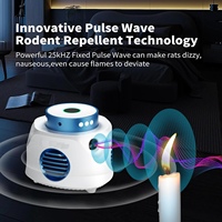 Antiparasitaire ultrasonique multifonctionnel pour les espaces intérieurs Protège contre les mouches Termites Silverfish et vêtements Mites facilement