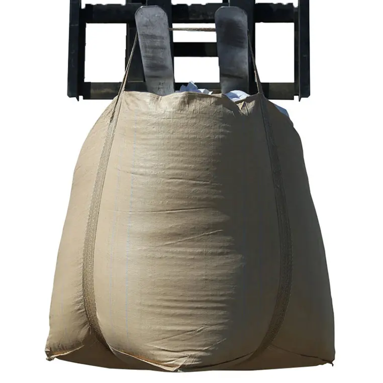 PP Woven Jumbo Bulk Bags Big Duffle Polypropylene Bigbags Flat Bottom Discharge Load 1000kg 1500kg Jumbo bag