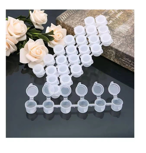 Mini palette de peinture à prix abordable, pots de pigments, boîte de rangement pour pigments, pot acrylique, pots de peinture vierges avec couvercle - Product Image 5