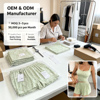 Ensembles de vêtements de nuit floraux pour femmes, ensemble pyjama avec short et poches, tenue décontractée pour la maison, 8 couleurs, S-XL